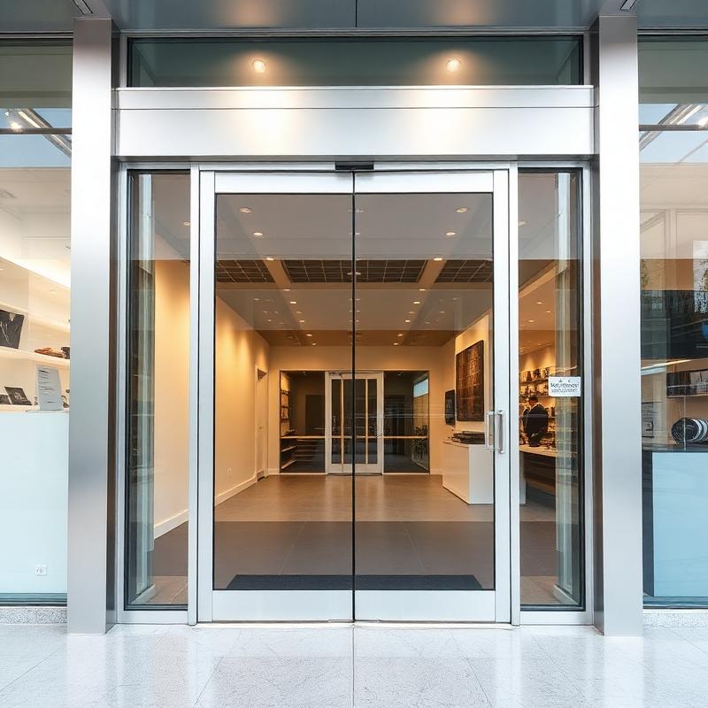 Professional aluminum doors installation Los Angeles - Commercial door service by Diamond Doors example 2